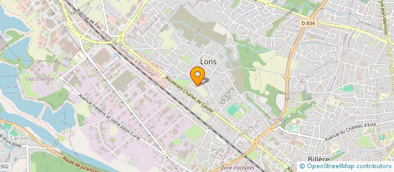 localisation de l'entreprise HOURAT-ROUCH à LONS