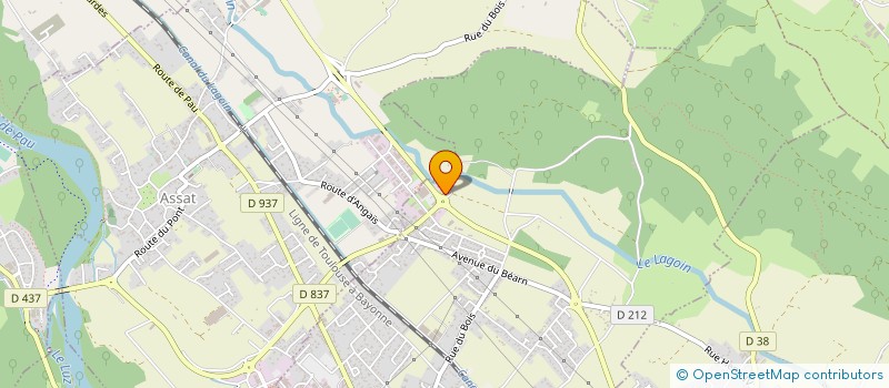 localisation de l'entreprise HOURAT SARL  BORDES