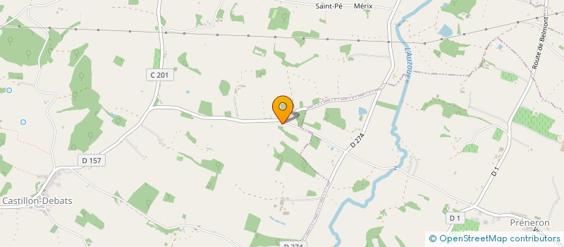 localisation de l'entreprise HOURCADE  LANNEPAX