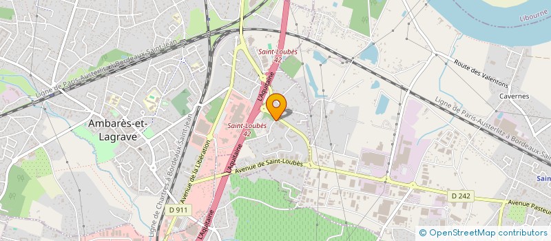 localisation de l'entreprise HOURCADE IMMO  AMBARES-ET-LAGRAVE