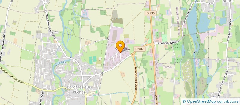 localisation de l'entreprise HOURCADE MOBILIER à BORDERES-SUR-L'ECHEZ