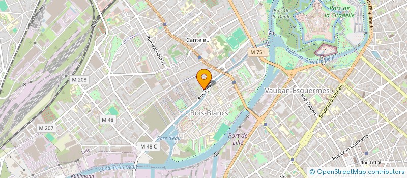 localisation de l'entreprise HOURI à LILLE