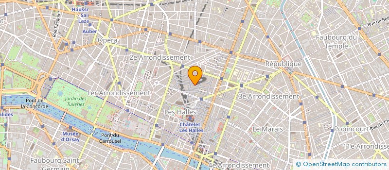 localisation de l'entreprise HOURIA à PARIS