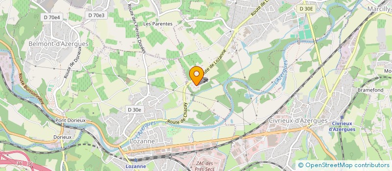 localisation de l'entreprise HOUROUX  LISSIEU