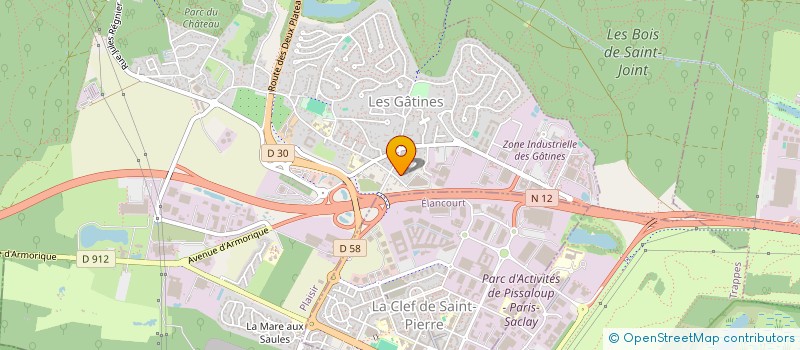 localisation de l'entreprise HOURT  PLAISIR