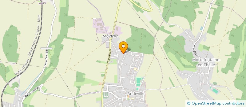 localisation de l'entreprise HOURTIN  ANDEVILLE