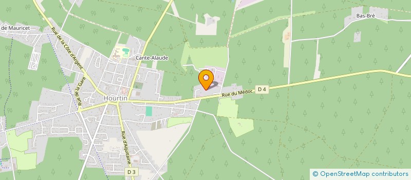 localisation de l'entreprise HOURTIN FONTE à HOURTIN
