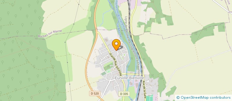 localisation de l'entreprise HOURTON à EURVILLE-BIENVILLE
