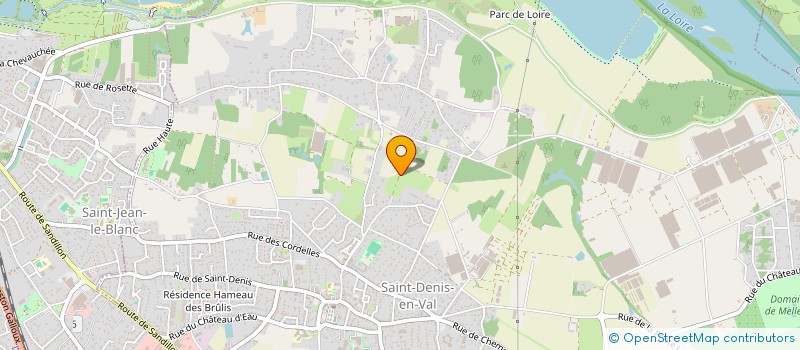 localisation de l'entreprise HOURY à SAINT-DENIS-EN-VAL