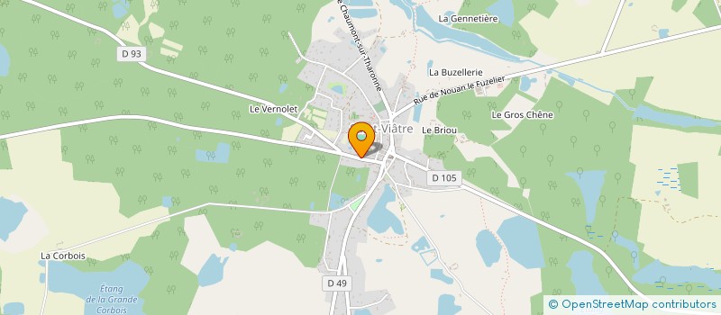 localisation de l'entreprise HOURY CHARPENTES  SAINT-VIATRE