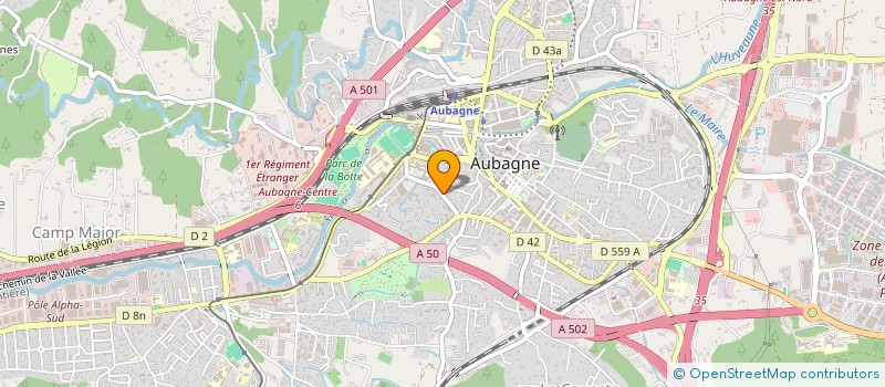localisation de l'entreprise HOUSE à AUBAGNE