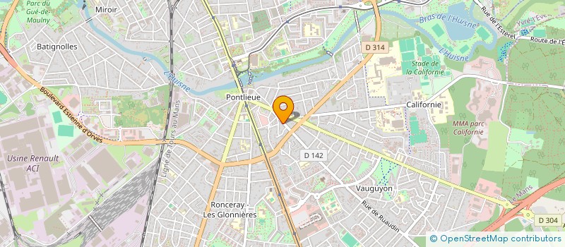 localisation de l'entreprise HOUSE ABN  LE MANS