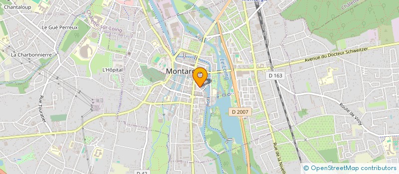 localisation de l'entreprise HOUSE B à MONTARGIS