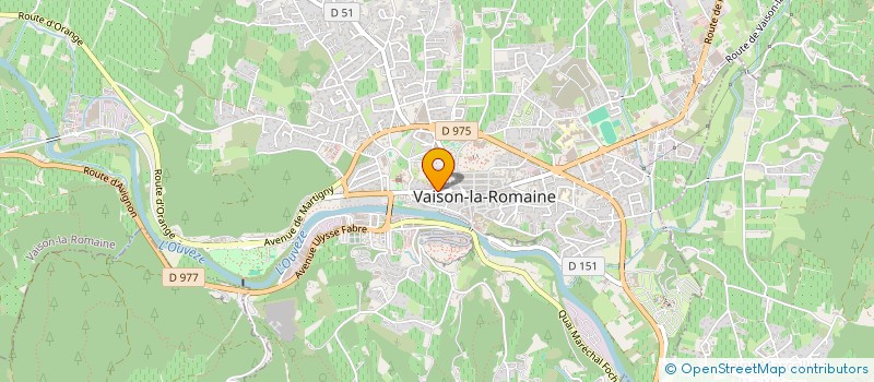 localisation de l'entreprise HOUSE BARBER  VAISON-LA-ROMAINE