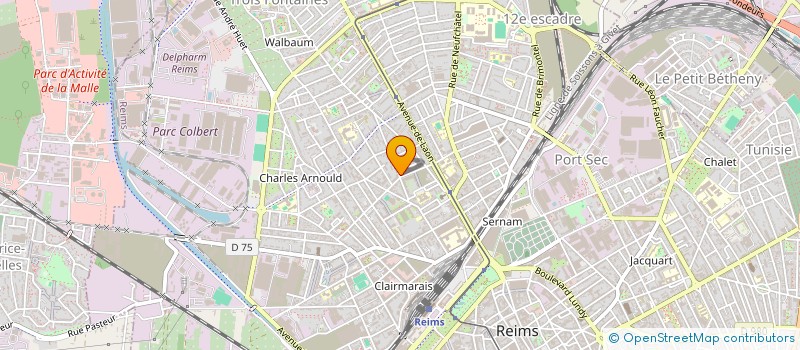 localisation de l'entreprise HOUSE BARBER  REIMS