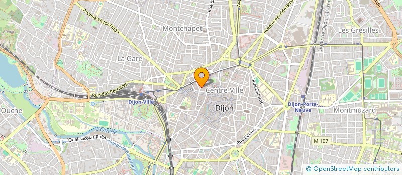 localisation de l'entreprise HOUSE BARBER&HAIR à DIJON