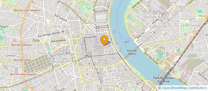 localisation de l'entreprise HOUSE BURGER  BORDEAUX