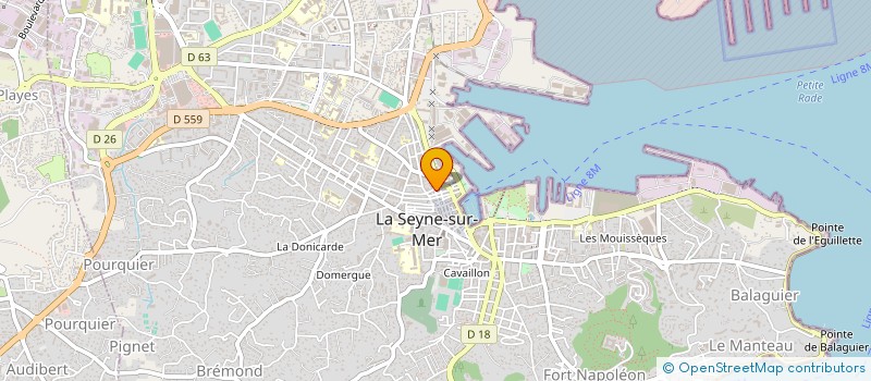 localisation de l'entreprise HOUSE BURGER à LA SEYNE SUR MER