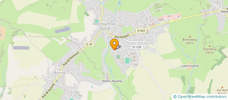 localisation de l'entreprise HOUSE CONFORT à ROHRBACH-LES-BITCHE