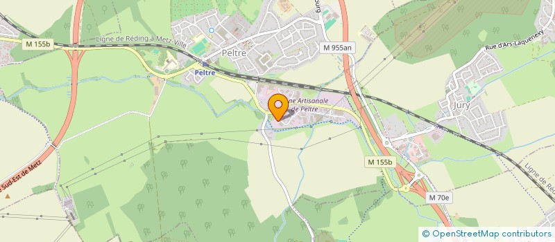 localisation de l'entreprise HOUSE CONSTRUCTION  PELTRE