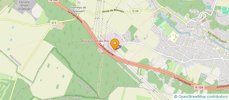 localisation de l'entreprise HOUSE DESIGN  MARCOUSSIS