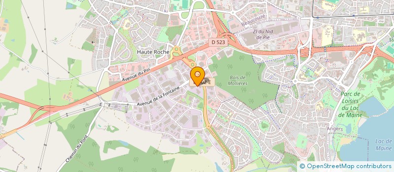 localisation de l'entreprise HOUSE ECO à BEAUCOUZE