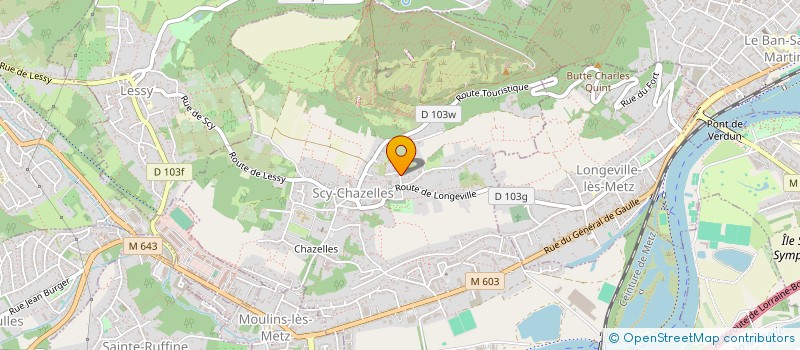 localisation de l'entreprise HOUSE HOME  SCY-CHAZELLES