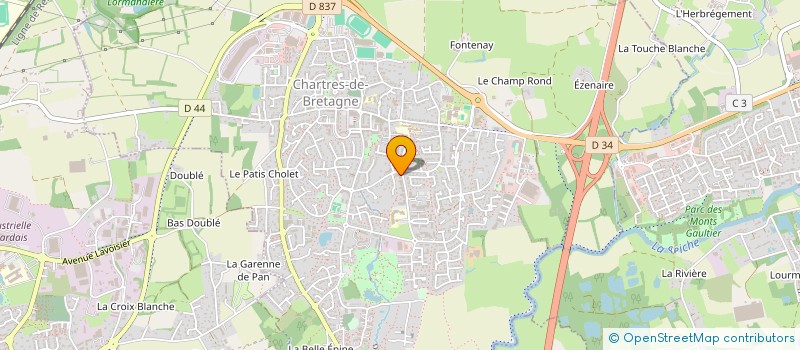 localisation de l'entreprise HOUSE MECANIC LUXURY SERVICES  CHARTRES-DE-BRETAGNE