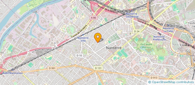 localisation de l'entreprise HOUSE OF CRUSE  NANTERRE