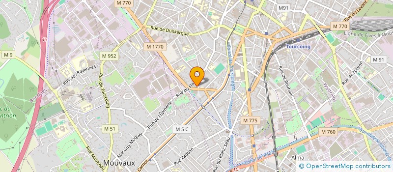 localisation de l'entreprise HOUSE OF FISH  TOURCOING