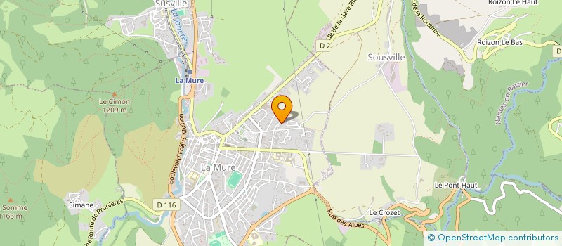 localisation de l'entreprise HOUSE OF GOOD  LA MURE