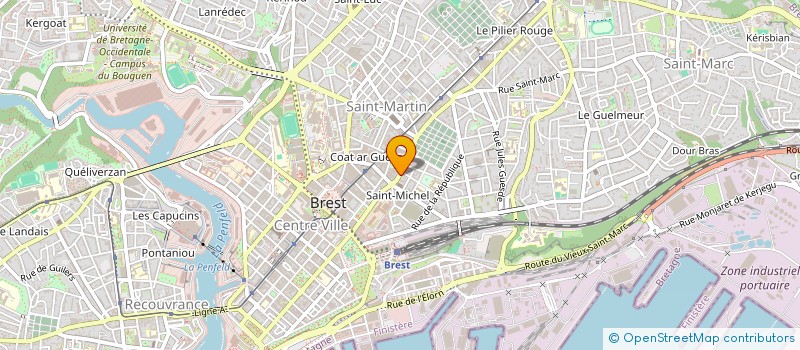 localisation de l'entreprise HOUSE OF RIDE BREST  BREST