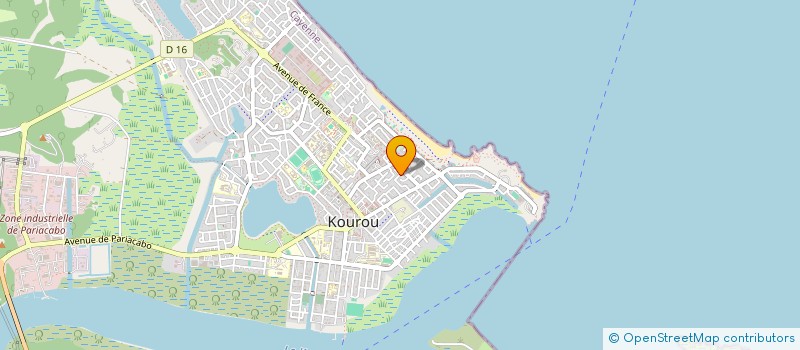 localisation de l'entreprise HOUSE OF ROCKET  KOUROU