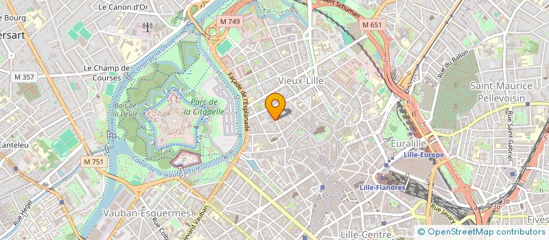 localisation de l'entreprise HOUSE OF STAR  LILLE