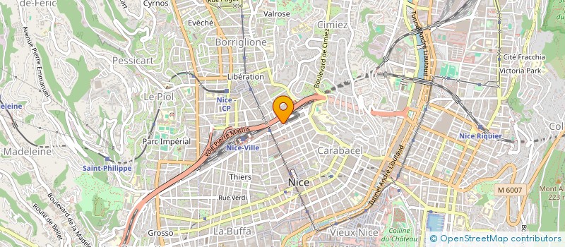 localisation de l'entreprise HOUSE PIZZA à NICE