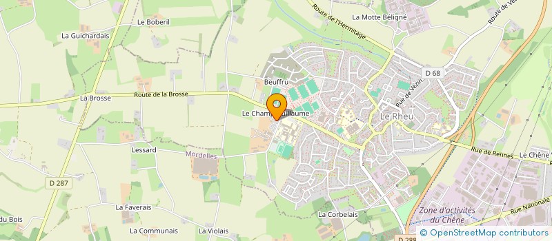 localisation de l'entreprise HOUSECALL FRANCE  LE RHEU