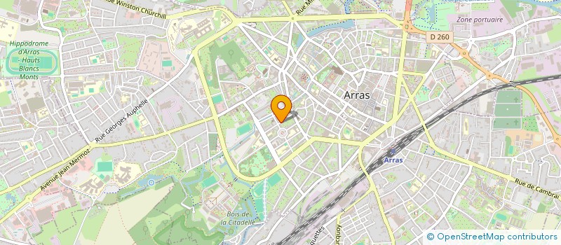 localisation de l'entreprise HOUSECAT à ARRAS