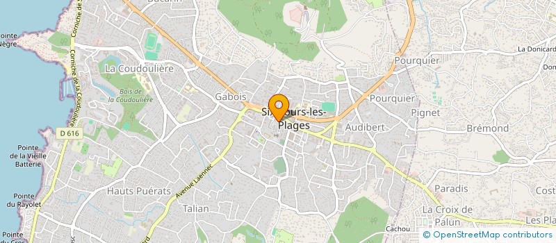 localisation de l'entreprise HOUSEPITALITE à SIX-FOURS-LES-PLAGES
