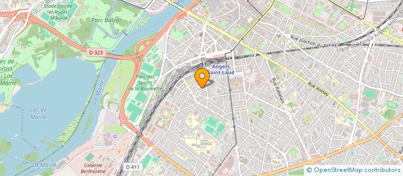 localisation de l'entreprise HOUSING FIRST à ANGERS