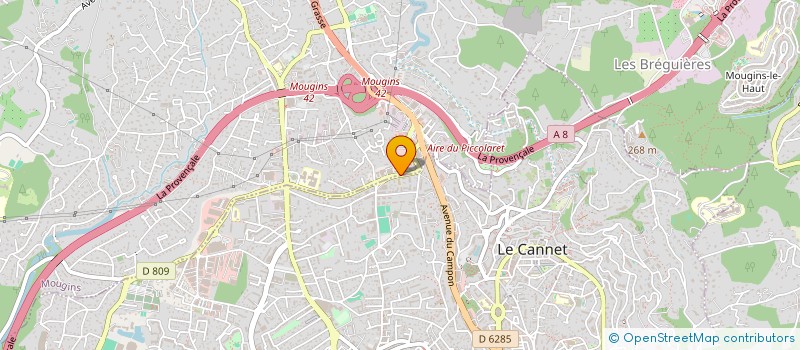 localisation de l'entreprise HOUSQUARE à MOUGINS