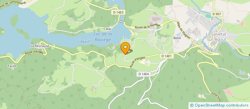 localisation de l'entreprise HOUSSEMAND  FRAISSE SUR AGOUT