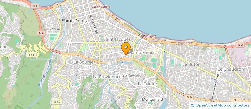 localisation de l'entreprise HOUSSEN - IMACHE - ADENOR à SAINT-DENIS