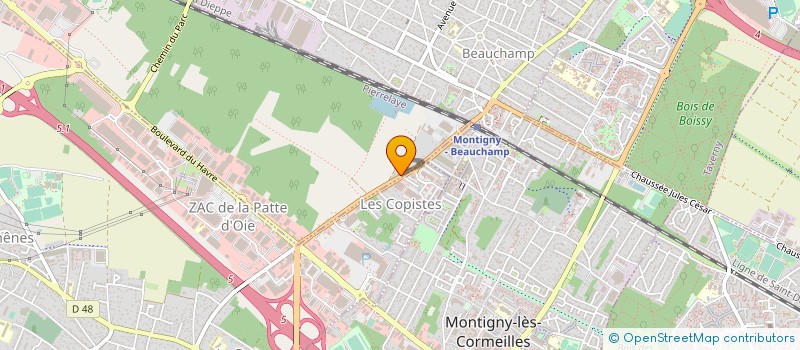 localisation de l'entreprise HOUSSES TAXI  PIERRELAYE