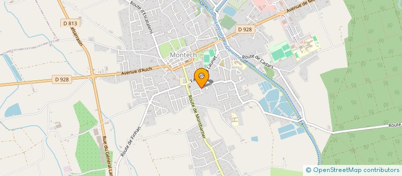 localisation de l'entreprise HOUSSET 2  MONTECH