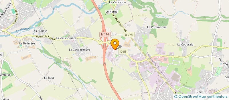 localisation de l'entreprise HOUSSET-CHEVALIER SAS à CONDE-SUR-VIRE