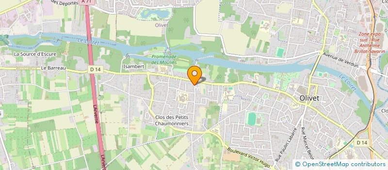 localisation de l'entreprise HOUSSKIMO à OLIVET