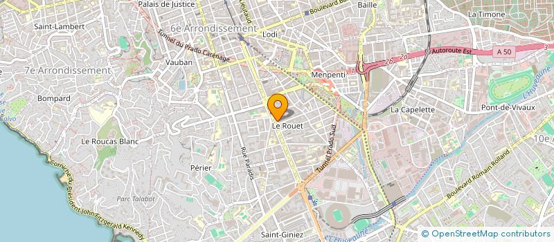 localisation de l'entreprise HOUTMANN & ASSOCIES  MARSEILLE