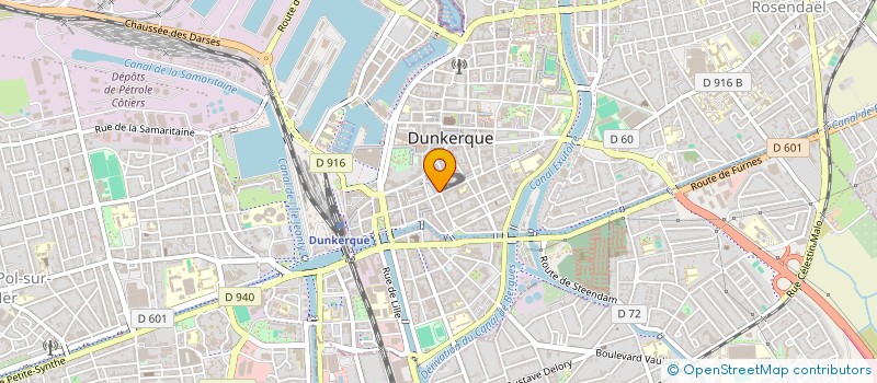localisation de l'entreprise HOUVENAGEL à DUNKERQUE