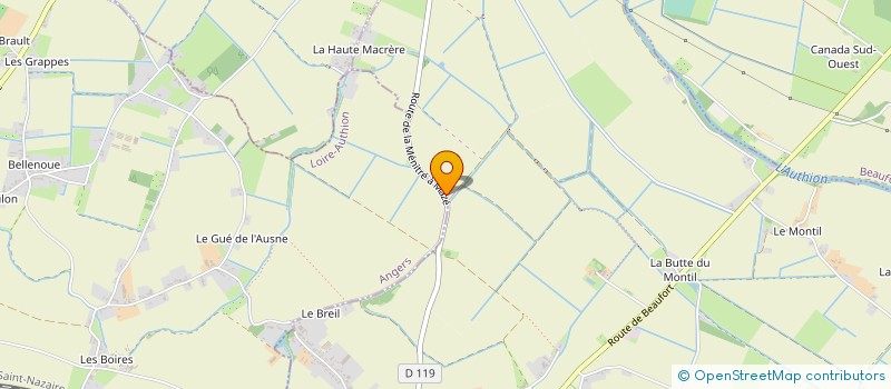 localisation de l'entreprise HOUVET SEMENCES  LA MENITRE