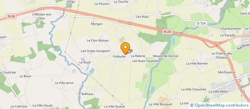 localisation de l'entreprise HOUZE à TAUPONT